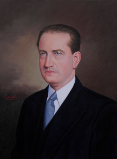 Manuel Antonio Muñoz Borrero Óleo Lienzo Retrato