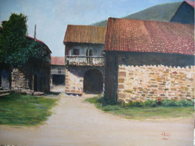 Casas Oil Canvas Landscaping