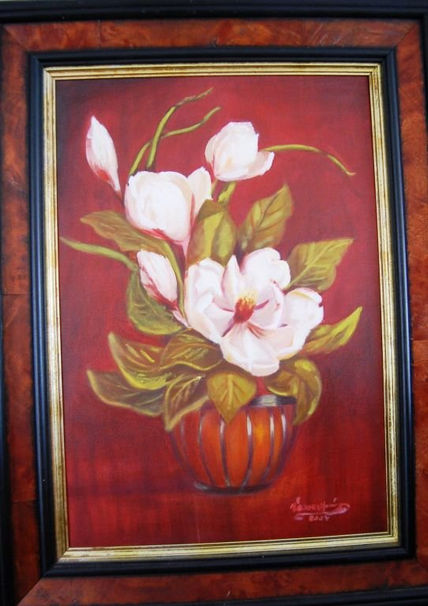 Jarrón de azaleas