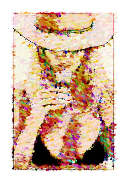 Chica con sombrero