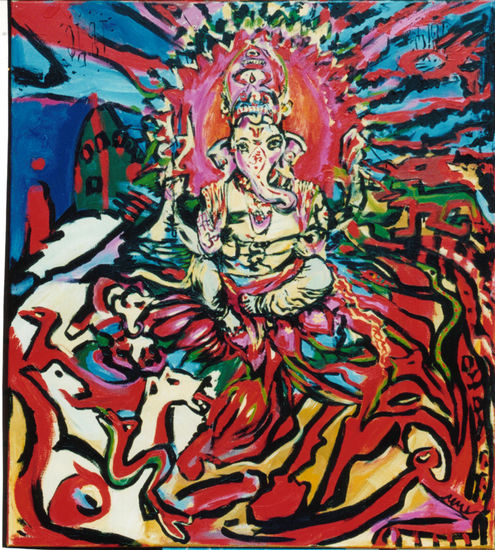 Ganesha for ever Acrylic Canvas