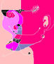 Cara en Rosa
