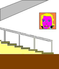 Escalera - Pop Art