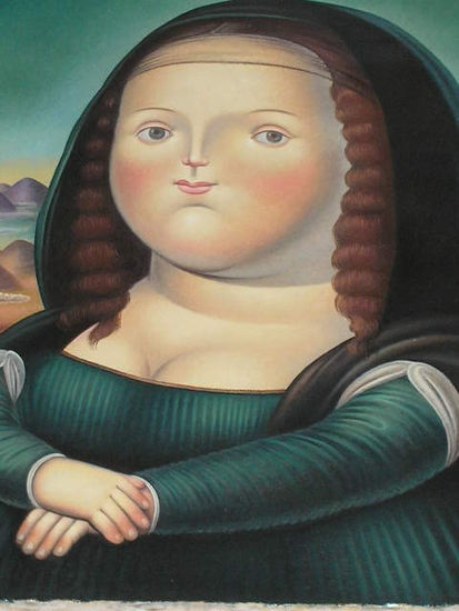 Monalisa Oil Canvas Portrait