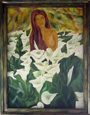 Naturaleza con Alcatraces Oil Others Nude Paintings