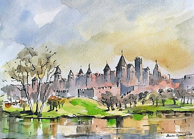 Carcassonne Mixed Media