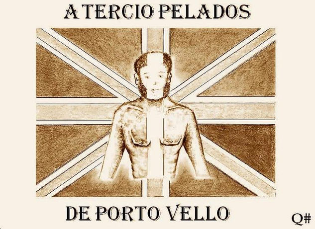 " A TERCIO PELADOS DE PORTO VELLO" Lápiz