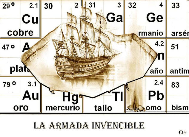 "LA ARMADA INVENCIBLE" Lápiz