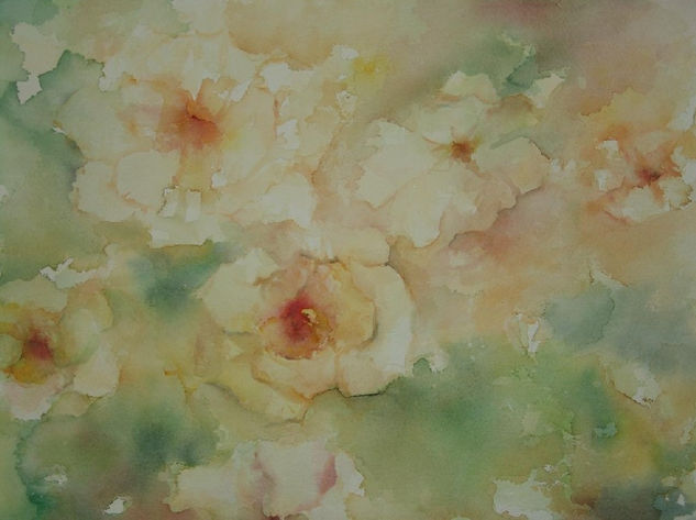 Flores de Otoño Watercolour Paper Floral Painting