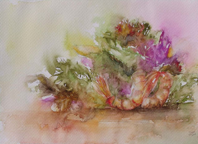 Colores que surgen I Watercolour Paper Floral Painting