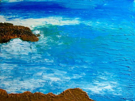 Marina Atlantica 2 Acrylic Canvas Marine Painting