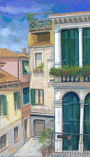 Venecia Acrylic Card Landscaping