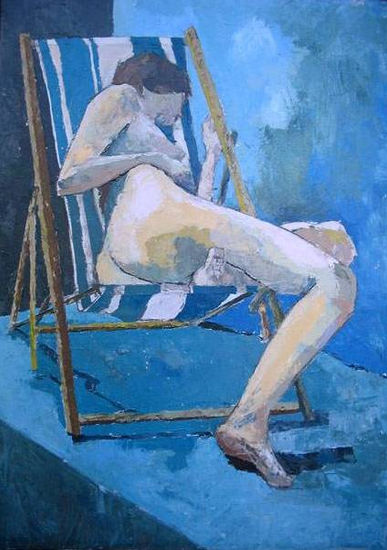 azul Oil Canvas Nude Paintings