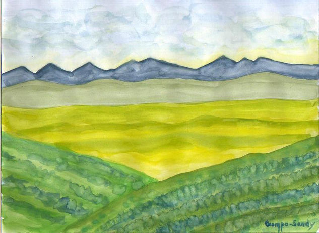 Altiplano 3 Watercolour Card Landscaping