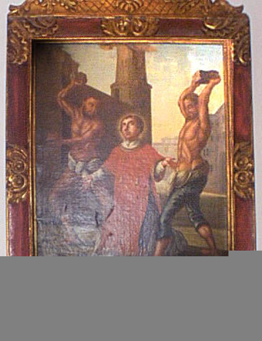 El martirio del santo