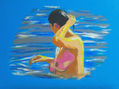 Mujer bañandose