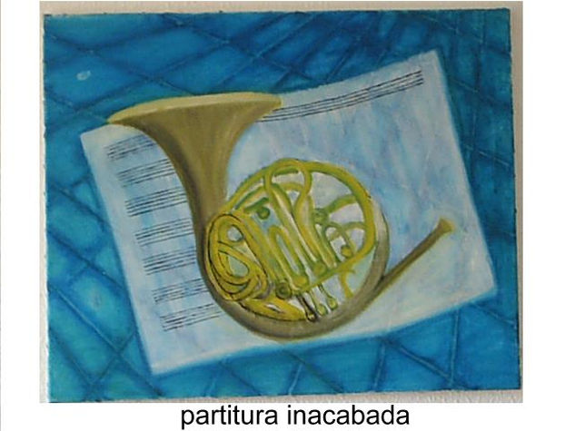 partitura inacabada Óleo Lienzo Figura