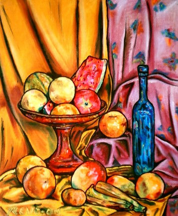 Bodegon chicha pop Oil Canvas