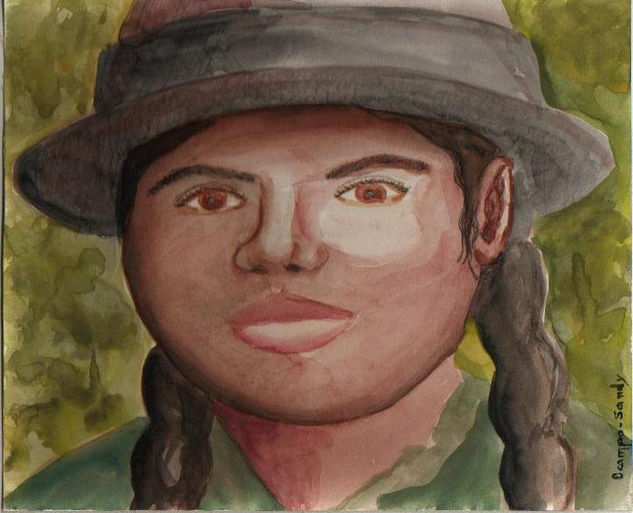 Boloumita Watercolour Card Portrait