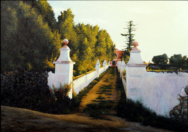 entrada a la casa-Menorca