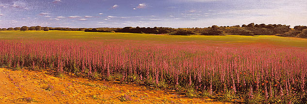 las Beatas-Villarrobledo Óleo Tabla Paisaje