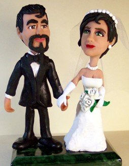 Caricatura escultura para pastel de bodas Others Figurative