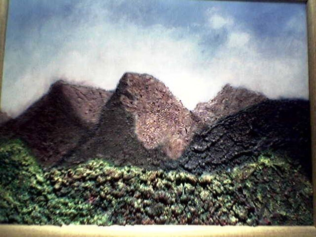 Teide Mixed media Panel Landscaping