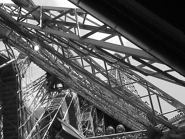 EIFFEL POR DENTRO Architecture and Interiorism Black and White (Digital)