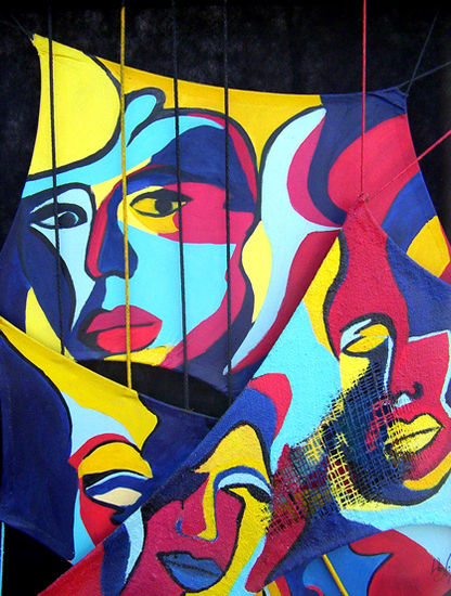 Atrapadas Mixed media Others Figure Painting