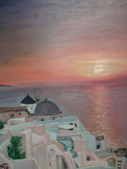 Puesta de Sol en Santorini 