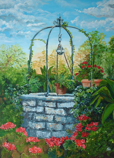 EL POZO Acrylic Canvas Landscaping