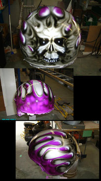 Purple Helmet