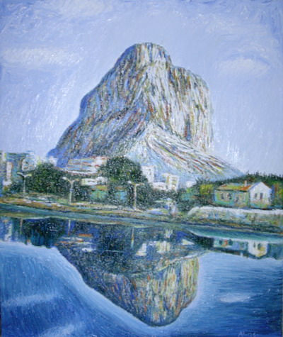 El Peñón de Ifach Oil Canvas Landscaping