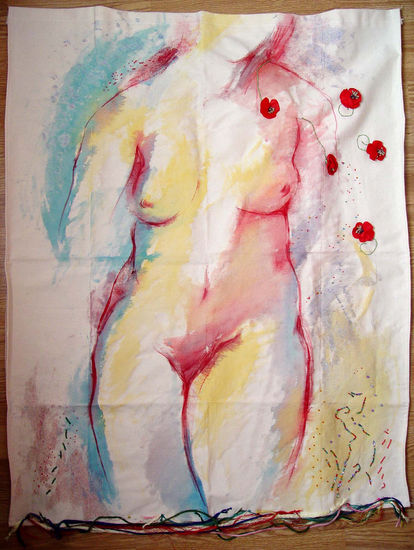 Venus timida Watercolour Canvas