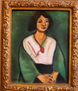 Reprucción artistica del cuadro "La Dama de Verde"