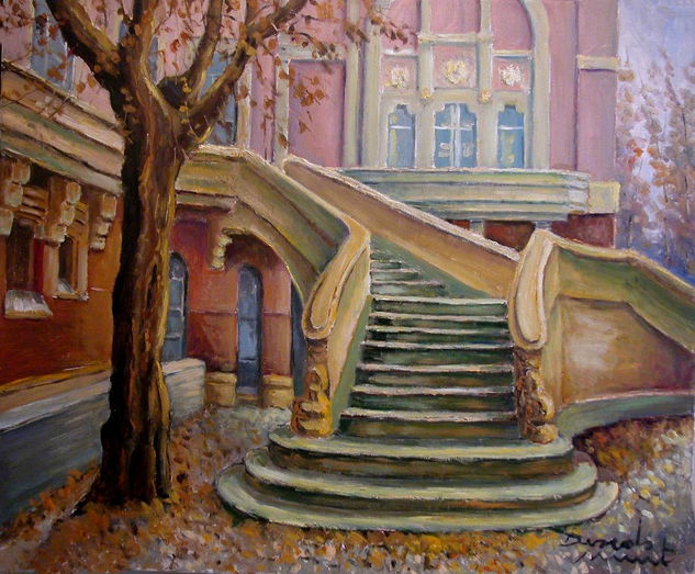 ESCALERA Oil Canvas Landscaping