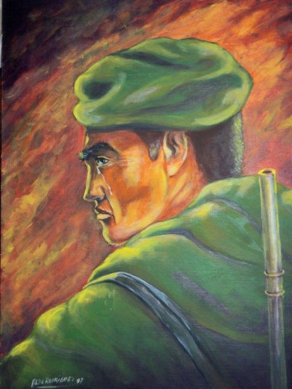 EL SOLDADO... OLEO DE 60X40 