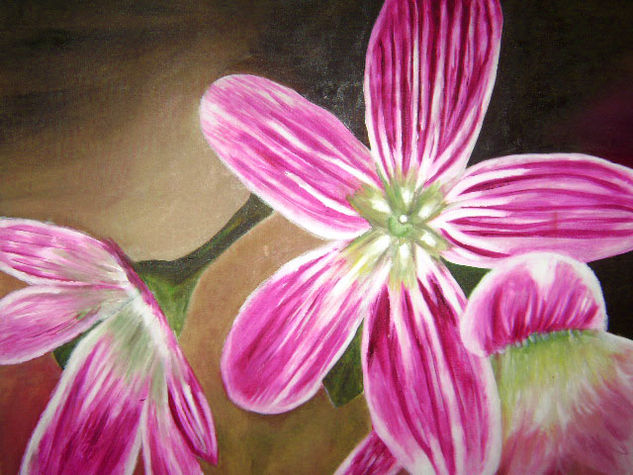 sin titulo Oil Canvas Floral Painting