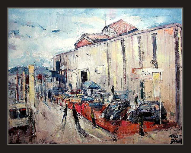 Palacio de ExpoBages-Manresa Oil Canvas Landscaping