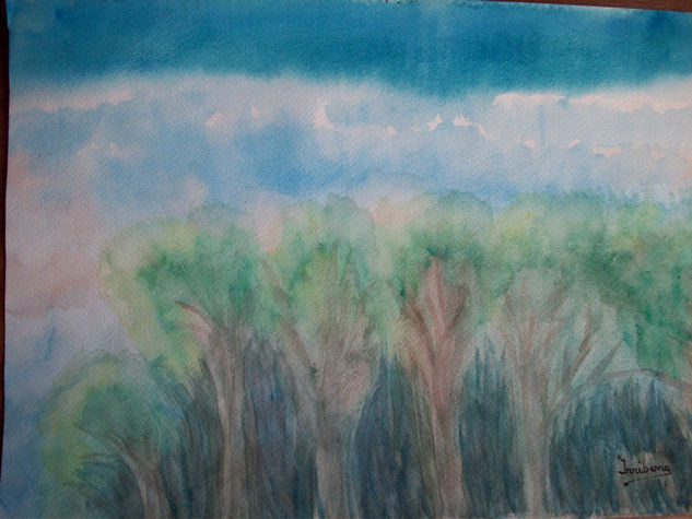 Arboleda Watercolour Card Landscaping