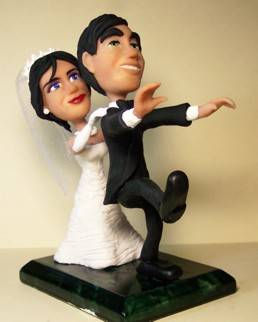 Caricatura escultura, regalo  de bodas Otros Figurativa