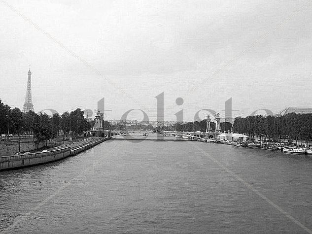 Paris, nostalgico Glamour Blanco y Negro (Digital)