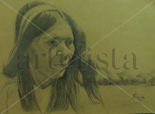 Indígena arhuaca. Graphite