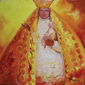 Caridad Oil Others Figure Painting