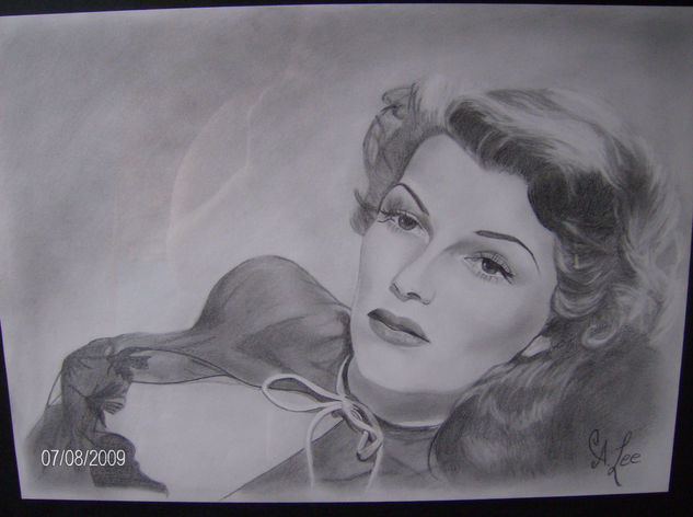 RITA HAYWORTH Carboncillo