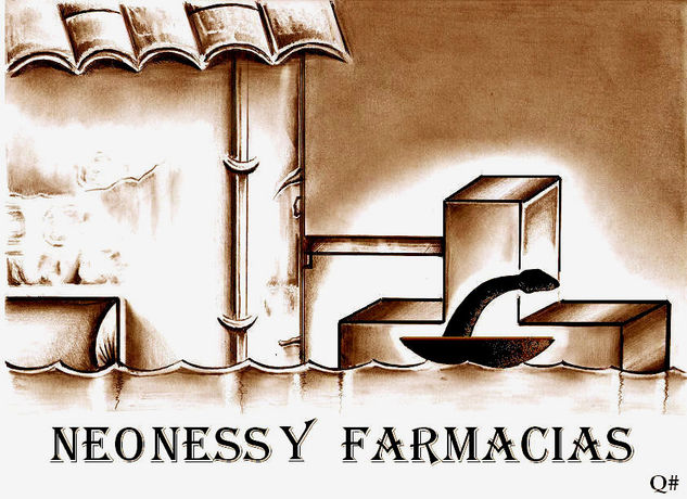 " NEONESS Y    FARMACIAS " Lápiz