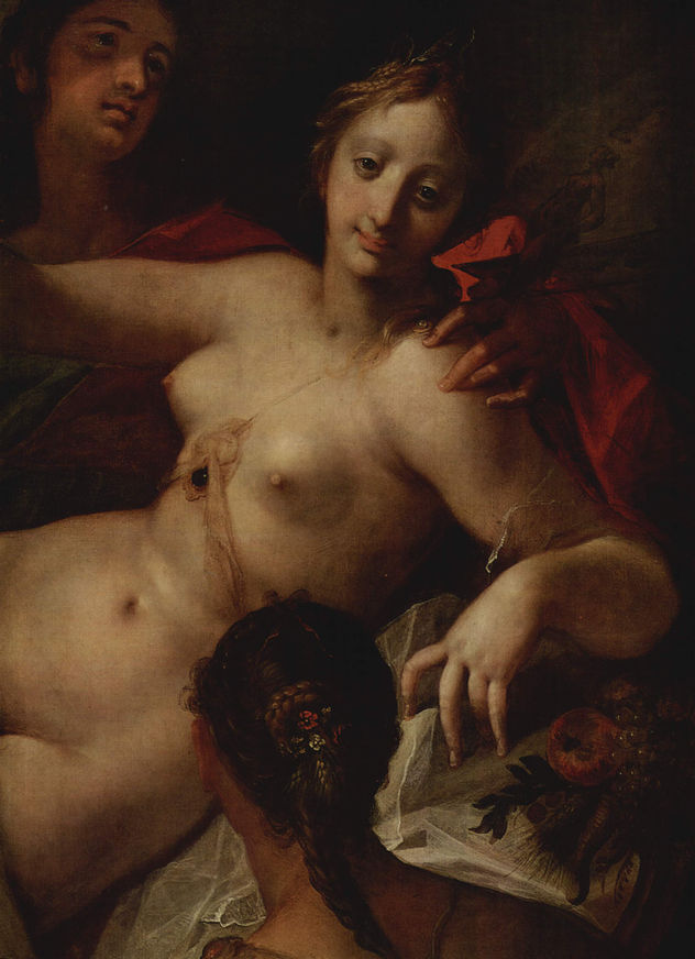 Alegoría de la Paz y de la Abundancia, Detalle