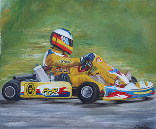 Kart Oil Canvas Sports