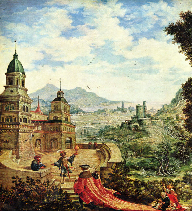 The Pride Sits the Beggar on the Train, Detail