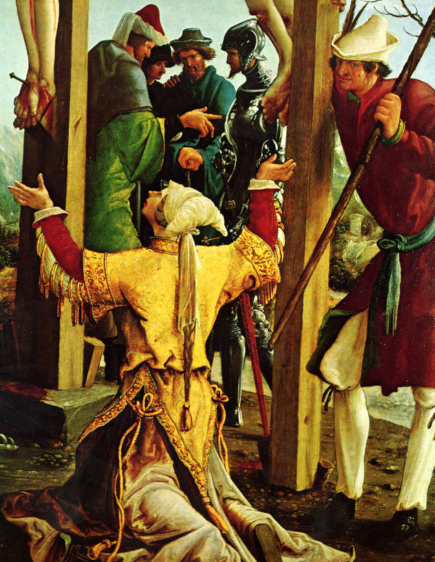 Sebastiansaltar del monasterio de canónigos agustinos de St. Florian cerca de Linz, ala interior derecha de la Pasión de Cristo, escenas.